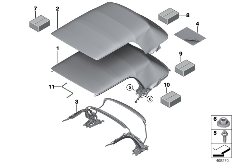 Folding top