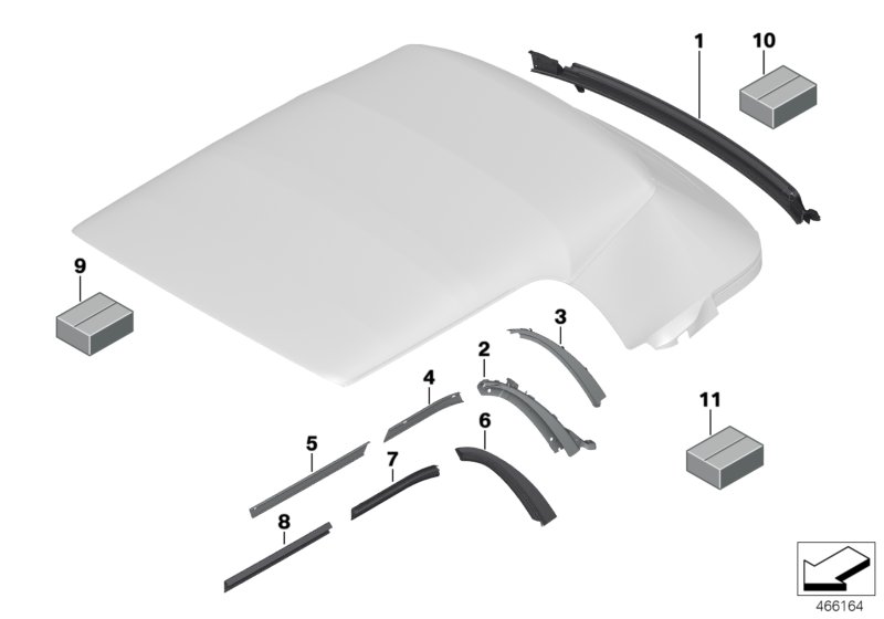 Soft top, seals