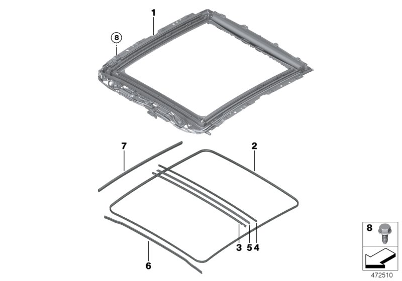 Panorama glass roof