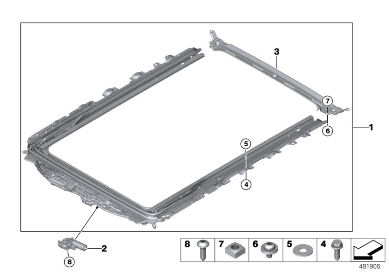Panorama glass roof