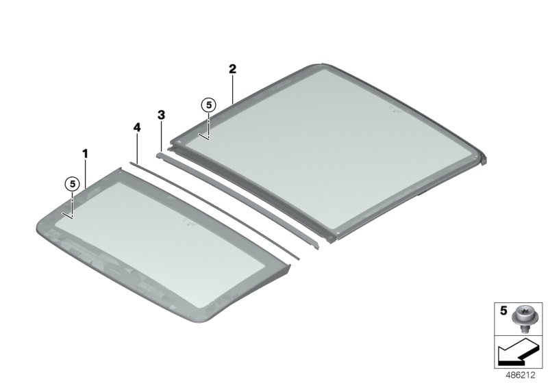 Panorama roof,glass slide/tilt sunr pan