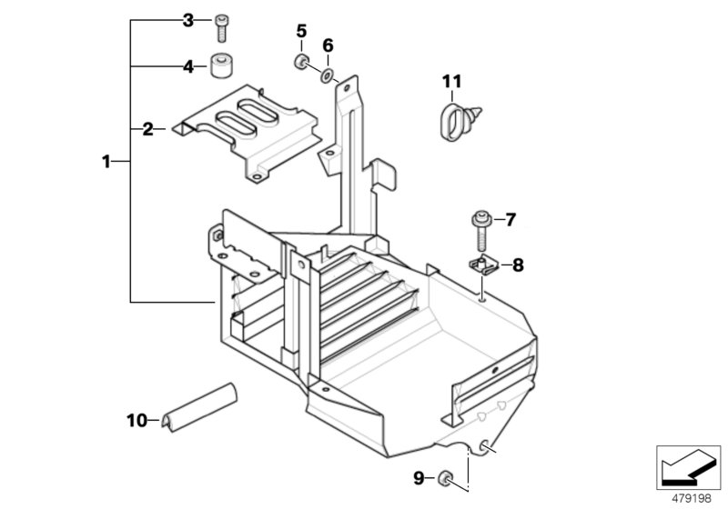 Battery tray