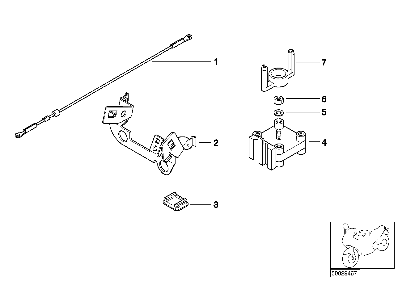 Starter lead with mounting