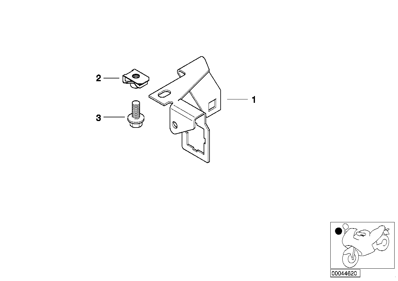 Plug-in connection bracket