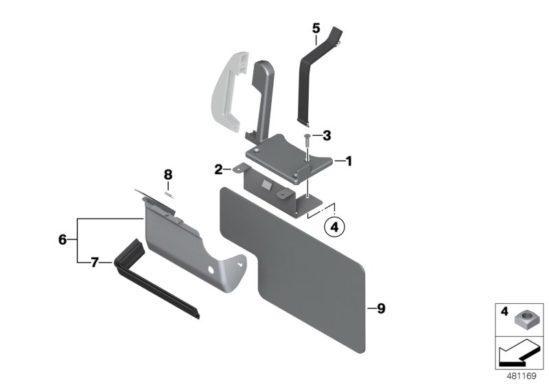 Battery carrier/heat insulation
