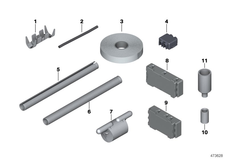 Various parts, wiring harness repair