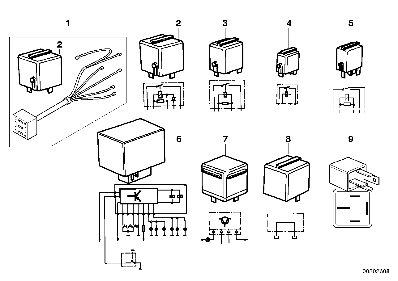 VARIOUS RELAYS