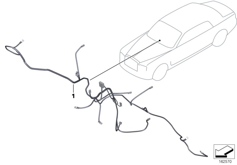 Wiring harness, instrument panel