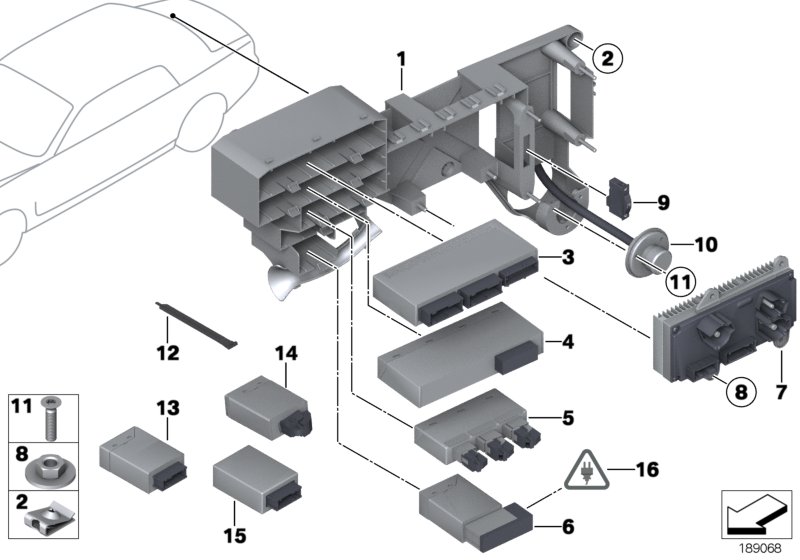 Control unit box