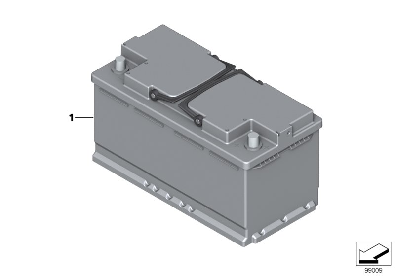 Only for Japan - original BMW battery
