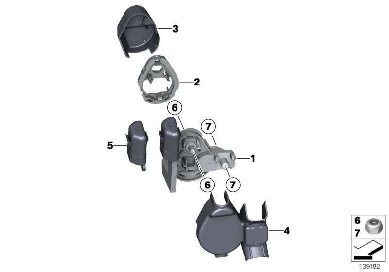 B+ terminal point, engine compartment