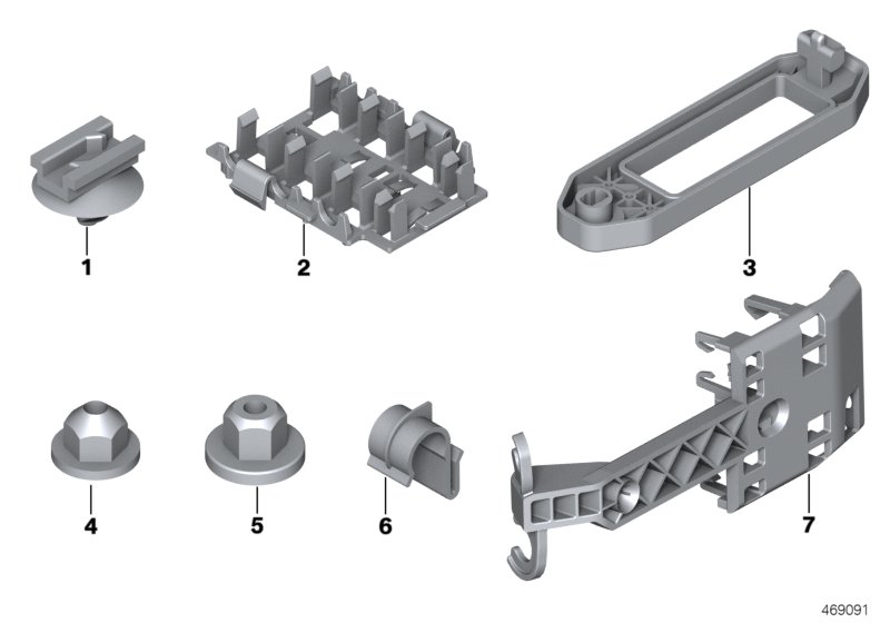 Plug-in connection bracket