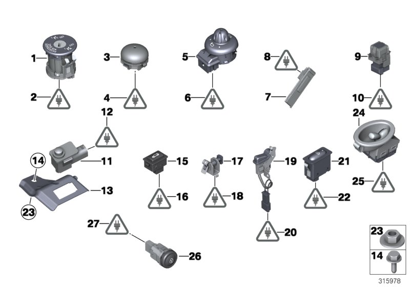 Various switches