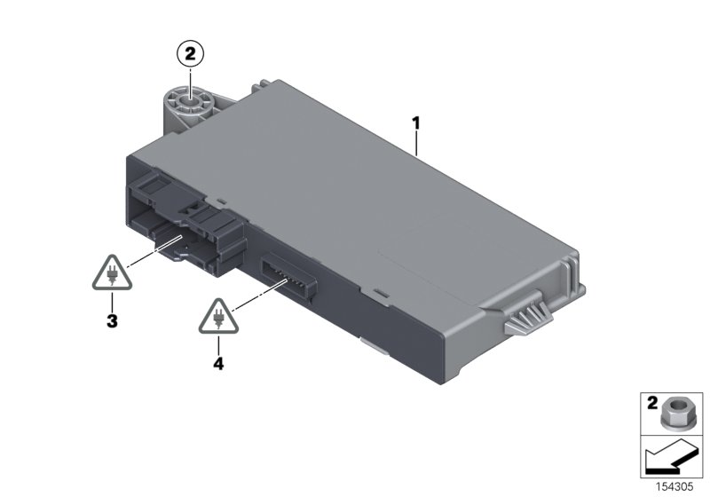Control unit CAS
