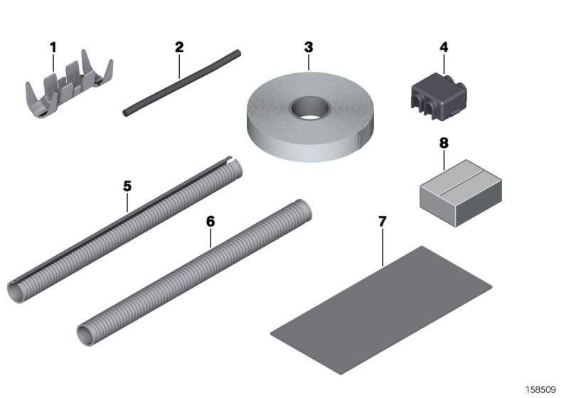 Various parts, wiring harness repair