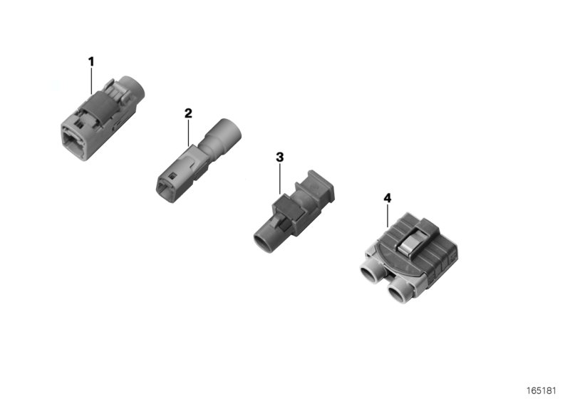 Plug housing, aerial lead FAKRA