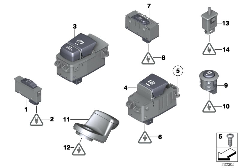 Various switches