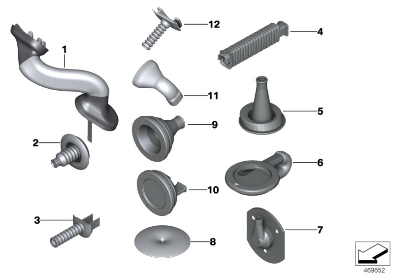 Assorted grommets