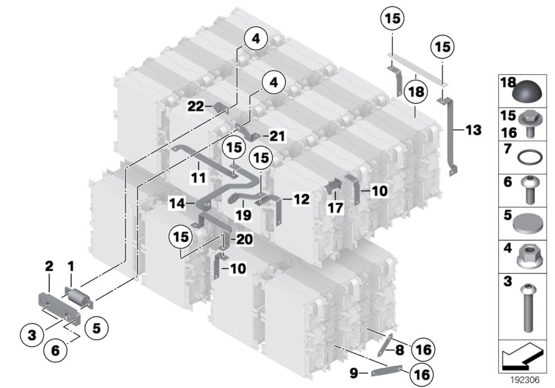 Conductor rails, HV accumulator