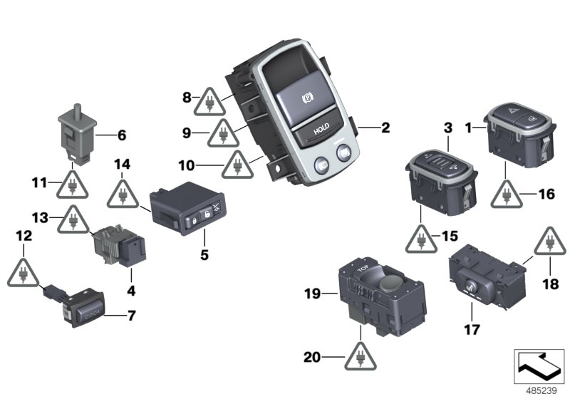 Various switches