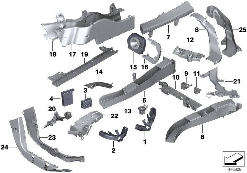 Wiring harness covers/cable ducts