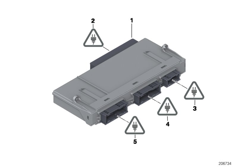 Control unit, junction box electronics 3