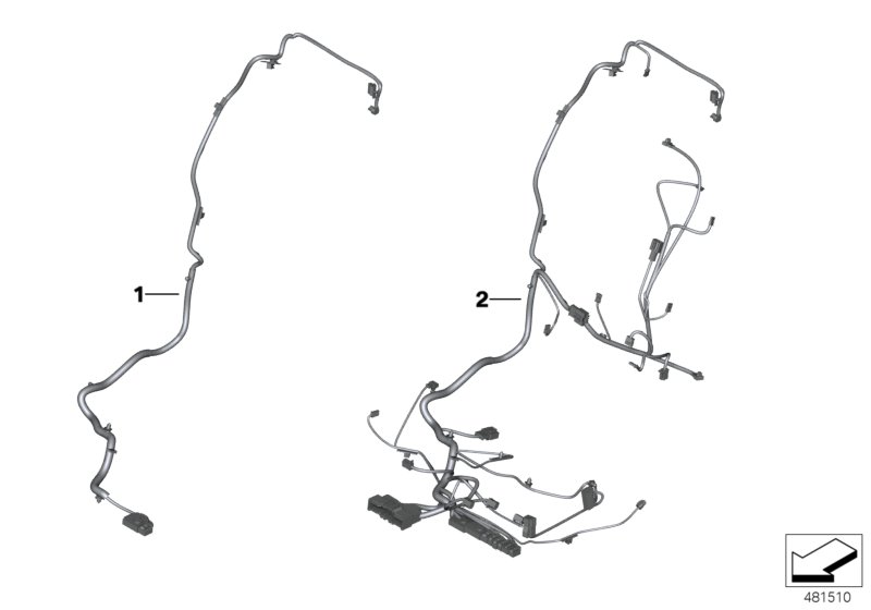Wiring set seat