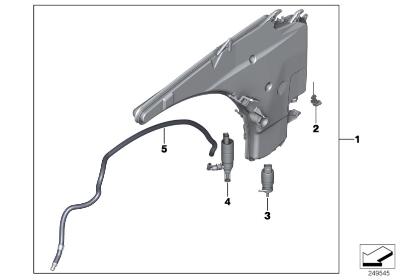 Windshield cleaning container