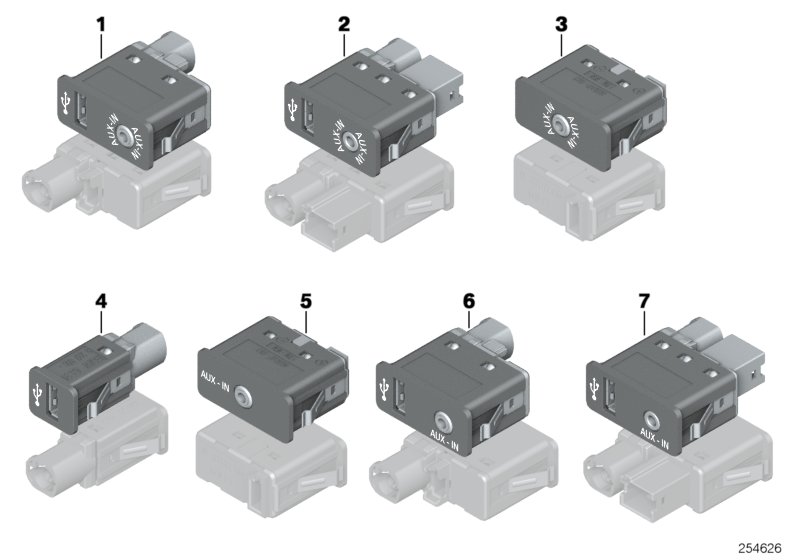 USB/AUX-IN socket