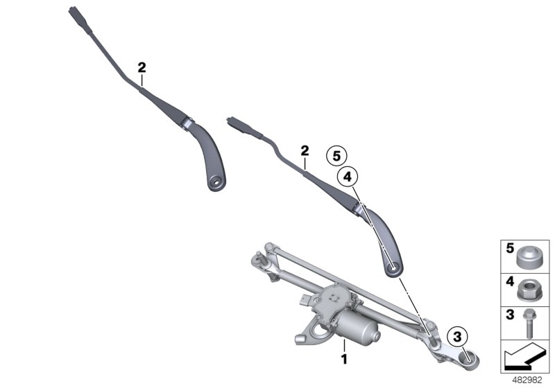 Single wiper parts