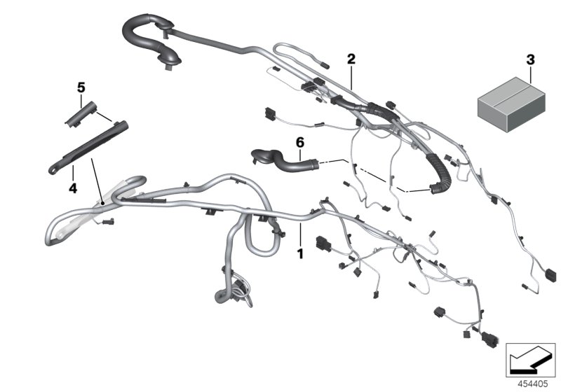Various additional wiring harnesses