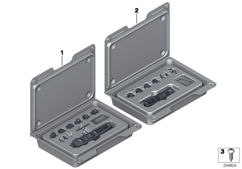 Repair kit, oper.facility,centre console
