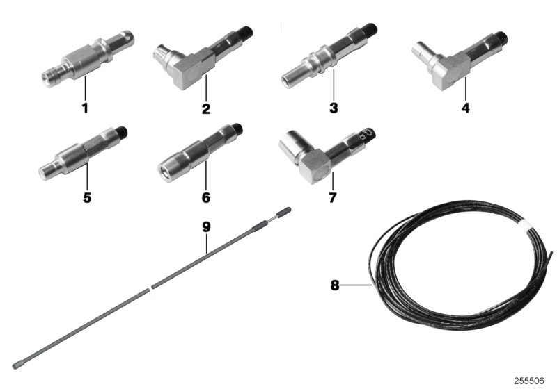 Repair parts, coaxial cable, contacts