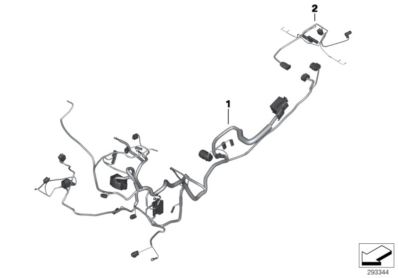 Main wiring harness, special vehicle