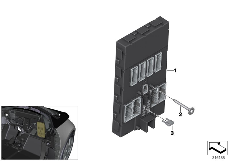 Control unit Body Domain Controller BDC