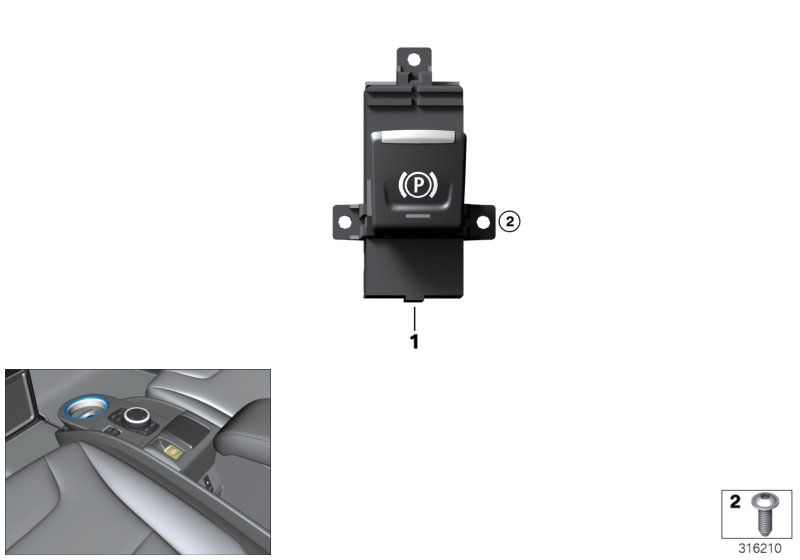Parking brake switch