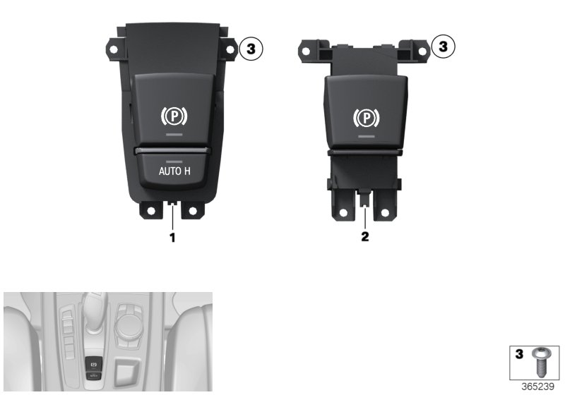 Parking brake switch