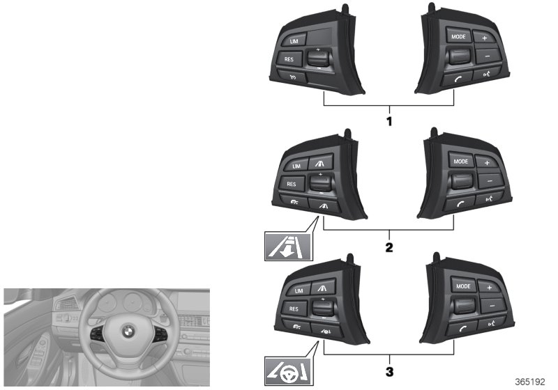 Switch, steering wheel, multif., sport