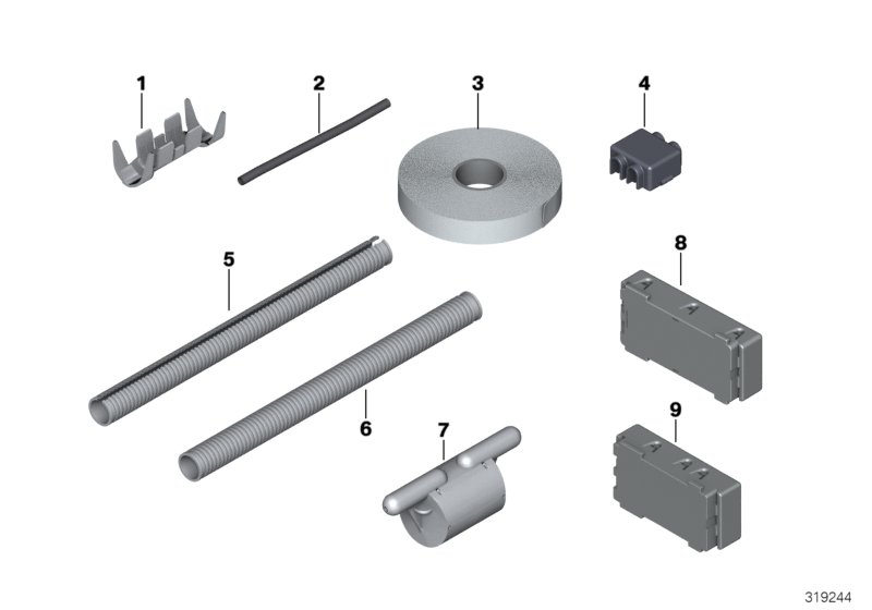 Various parts, wiring harness repair