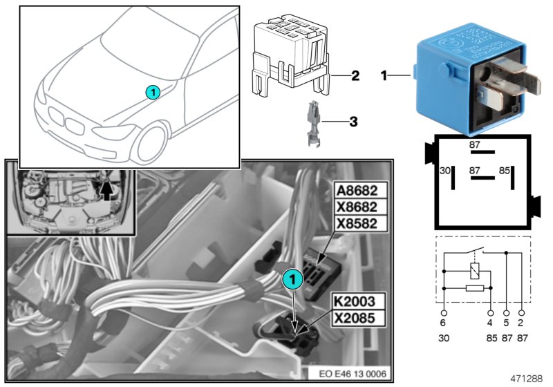 Relay DDE M47N/M57N K2003