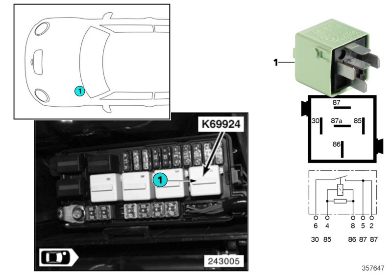 Relay, ancillaries K69924