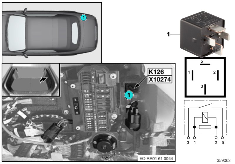 Compressor relay K126