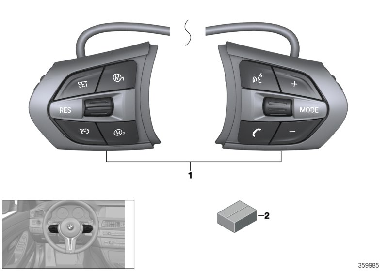 Switch,strng.wheel,multifunct. M-Sport