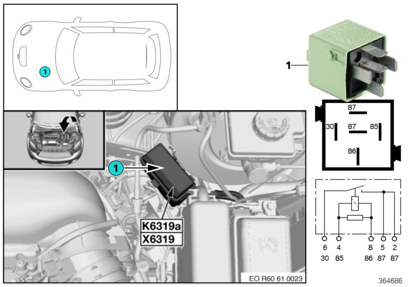 Relay Valvetronic K6319a