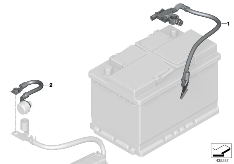 Battery cable/earth cable
