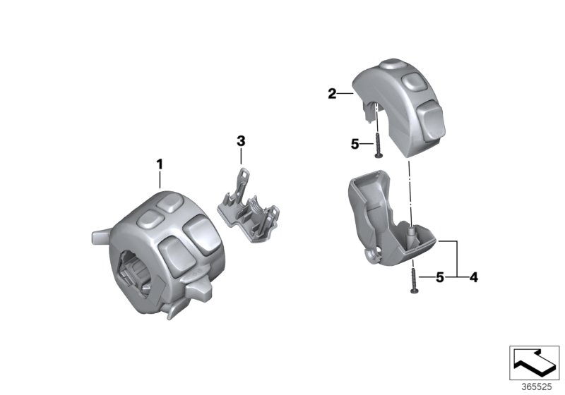 Multifunction switch, handlebars,LIN bus