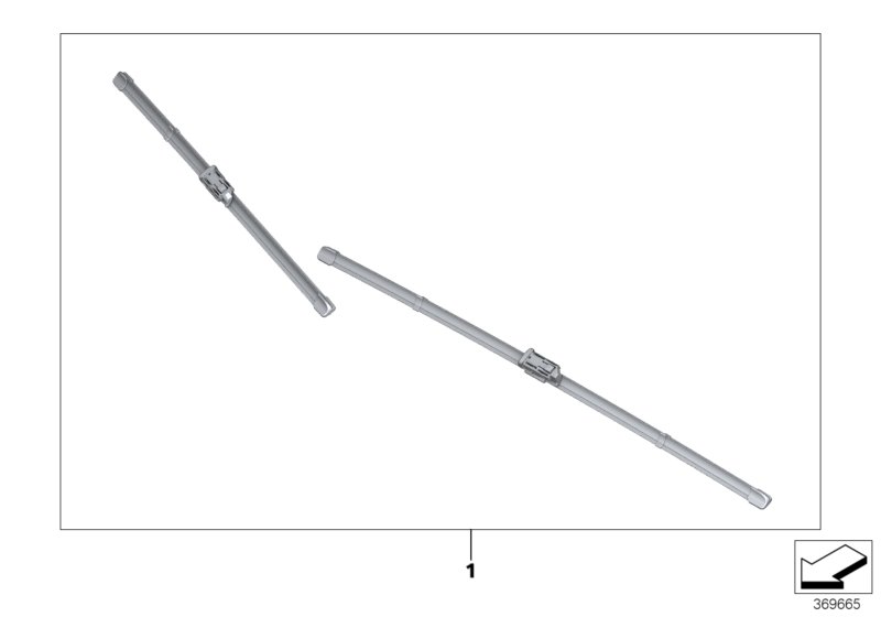 Set, wiper blades