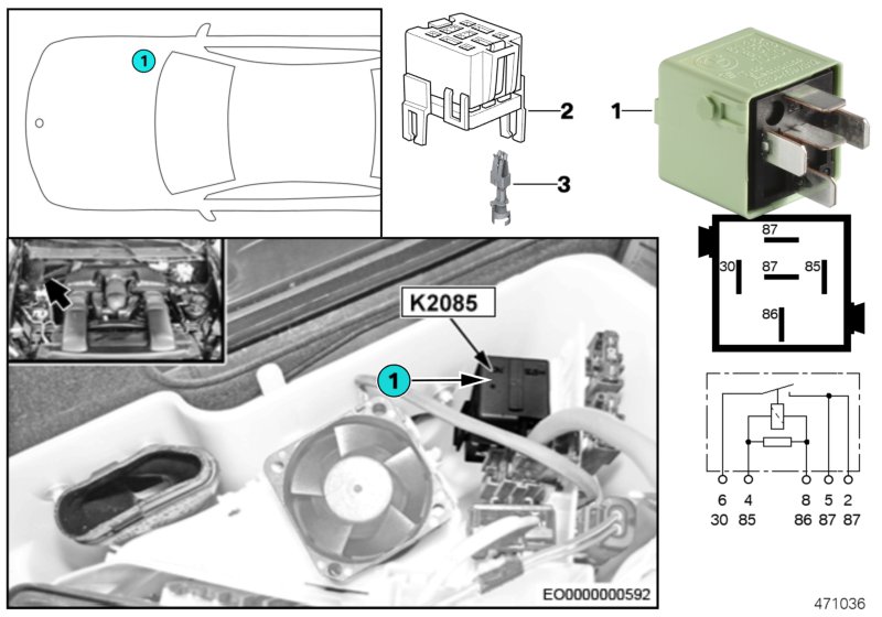 Relay SCR K2085