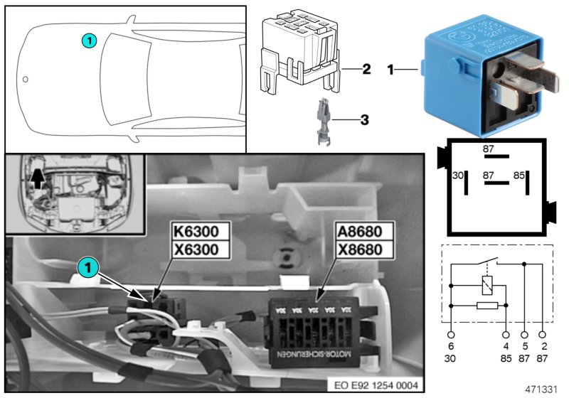 Relay DME K6300