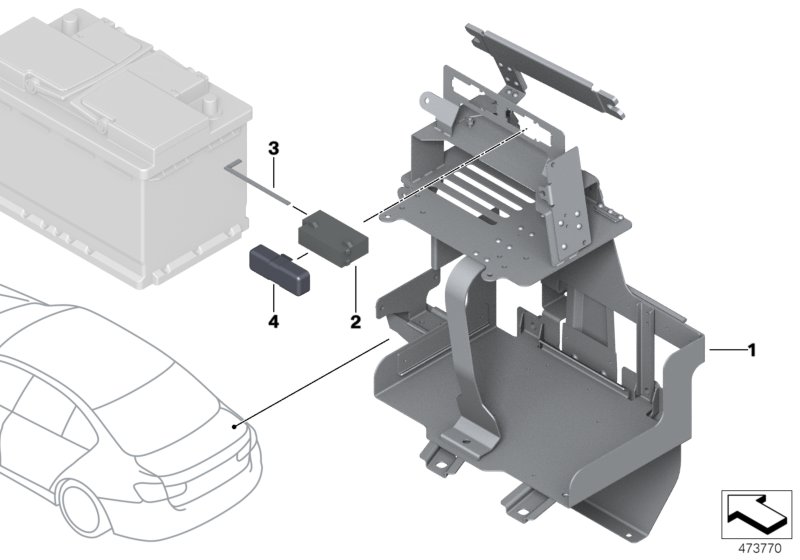 Battery tray